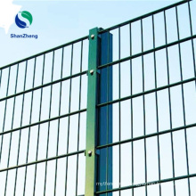 2D mesh panel fence double wires rods Germany mesh fence for ground factory industry park